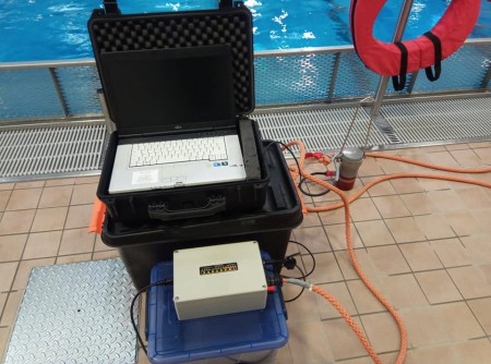 Imagenex-881A pohjatutkan käyttöharjoittelua