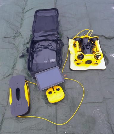 Chasing M2 vedenalainen drone, eli ROV.