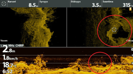 Vuosaaren kaivoslampi luodattiin vielä kesällä radio-ohjattavalla luotausveneellä. Kohteet on tarkoitus tutkia kauden 2025 aikana.